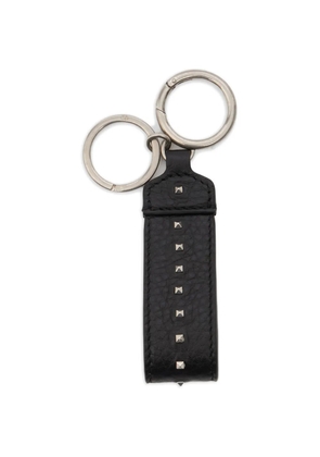 Valentino Garavani studded leather keyring - Black