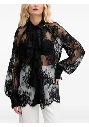 Aniye By lace ruffled shirt - Black