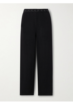 BODE - Johnny Cotton Straight-leg Pants - Black - x small,small,medium,large,x large