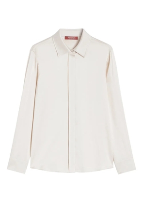 Max Mara silk long-sleeve shirt - Neutrals