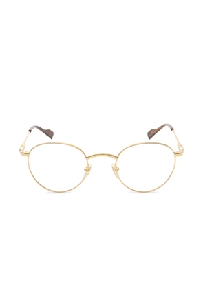 Gucci Pre-Owned 2010 round-frame glasses - Gold