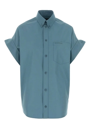 Balenciaga oversized short-sleeve shirt - Blue