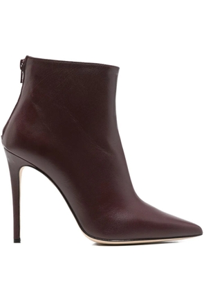 Anna F. pointed-toe ankle boots - Red