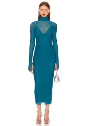 AFRM Shailene Maxi Dress in Blue. Size M. Also in XS.