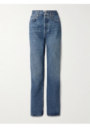 AGOLDE - Kelly High-rise Straight-leg Jeans - Blue - 23,24,25,26,27,28,29,30,31,32