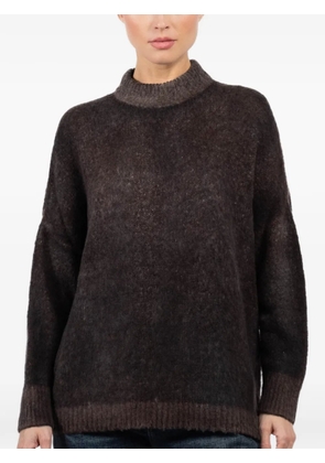 Avant Toi crew-neck sweater - Brown