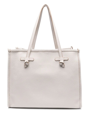 GIANNI CHIARINI knot-detail leather shoulder bag - Neutrals
