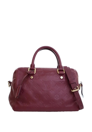 Louis Vuitton Pre-Owned 2012 Monogram Empreinte Speedy Bandouliere 25 satchel - Red