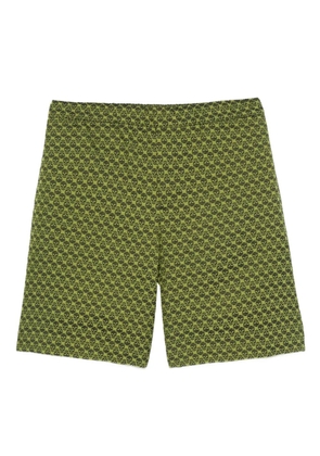 Alexander McQueen skull-print shorts - Green
