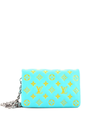 Louis Vuitton Pre-Owned Coussin Pochette Monogram Embossed Lambskin crossbody bag - Blue