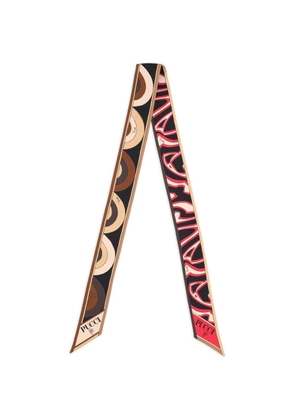 PUCCI geometric-print scarf - Brown