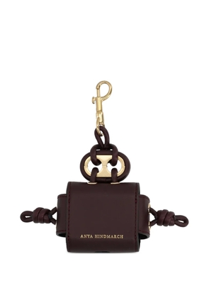 Anya Hindmarch character earphone case charm - Brown