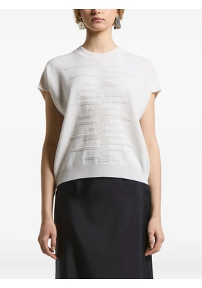 Peserico short-sleeve knit T-shirt - White