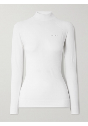 FALKE Ergonomic Sport System - Maximum Warm Stretch-jersey Turtleneck Top - White - x small,small,medium,large,x large