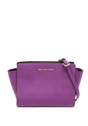 Michael Michael Kors logo-plaque cross-body bag - Purple