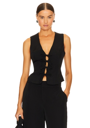 ELLIATT Cavalcade Top in Black. Size L. Also in S, M, XL.