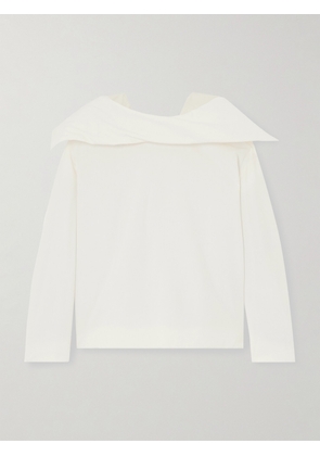 CARVEN - Padded Silk-habotai Blouse - White - FR 34,FR 36,FR 38,FR 40