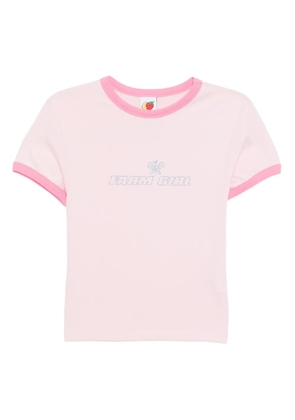 Sky High Farm Farm Girl Ringer T-shirt - Pink