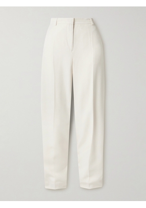 TOTEME - Crepe Tapered Pants - Ecru - DK32,DK34,DK36,DK38,DK40