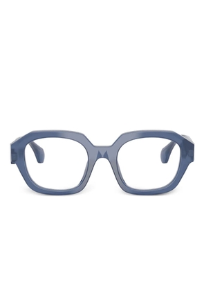 Alain Mikli geometric-frame glasses - Blue