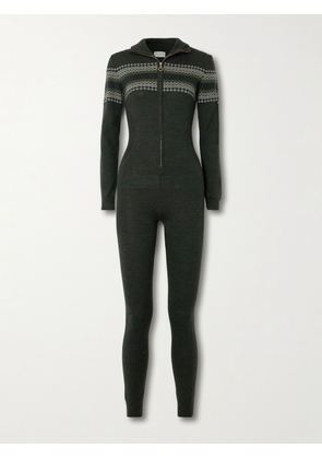 We Norwegians - Setesdal Merino Wool Jumpsuit - Green - x small,small,medium,large