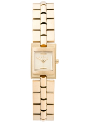 Breda Relic Watch in Metallic Gold.
