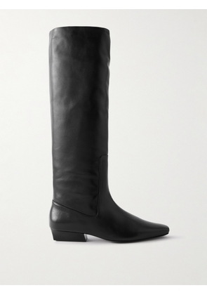 STAUD - Wally Leather Knee Boots - Black - IT35,IT35.5,IT36,IT36.5,IT37,IT37.5,IT38,IT38.5,IT39,IT39.5,IT40,IT40.5,IT41,IT41.5,IT42