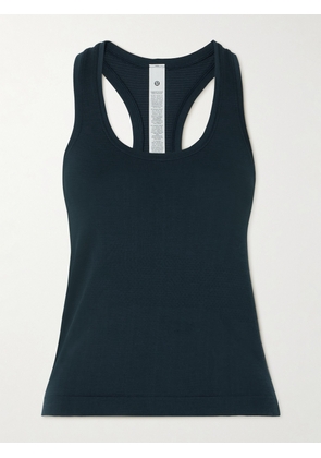 lululemon - Swiftly Tech 2.0 Cropped Stretch-jersey Tank - Blue - US0,US2,US4,US6,US8,US10,US12,US14,US16,US18,20