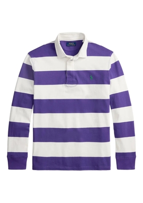 Polo Ralph Lauren striped point-collar polo shirt - Purple