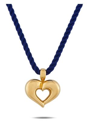 Van Cleef & Arpels Pre-Owned 18K yellow gold heart-pendant necklace