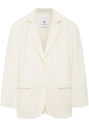 ANINE BING Quinn single-breasted blazer - White