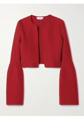 Gabriela Hearst - Katlin Cropped Wool Jacket - Red - x small,small,medium,large