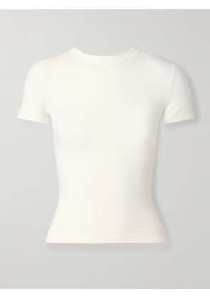 SKIMS - Stretch-cotton Jersey T-shirt - Marble - Ivory - XXS,XS,S,M,L,XL,2XL,3XL,4XL
