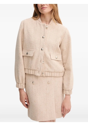 Joop! tweed flap-pocket jacket - Neutrals
