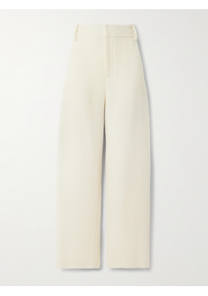 LIBEROWE - Alba Wool-blend Tweed Wide-leg Pants - Ivory - x small,small,medium,large,x large