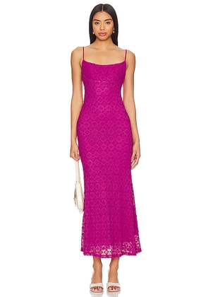 Bardot x REVOLVE Adoni Midi Dress in Purple. Size 4. Also in 8.