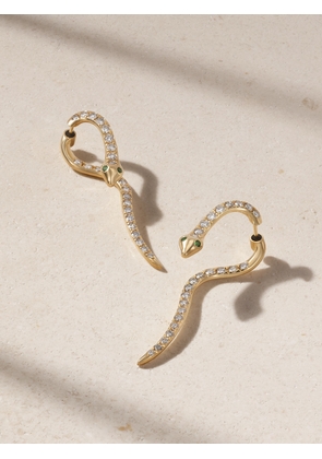 Ileana Makri - Boa 18-karat Gold Diamond Earrings - One size