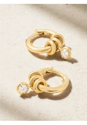 Spinelli Kilcollin - Zahra 18-karat Gold Diamond Hoop Earrings - One size