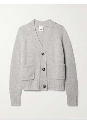 Allude - + Net Sustain Wool And Cashmere-blend Cardigan - Gray - x small,small,medium,large,x large