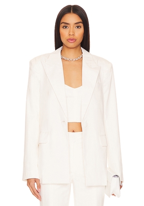 Camila Coelho Morena Blazer in Ivory. Size M. Also in S.