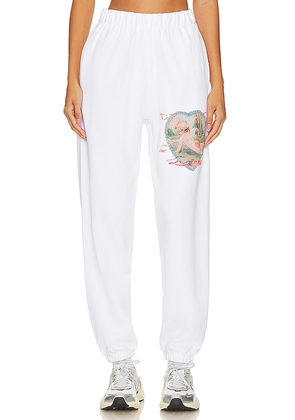 Boys Lie Straight Flush Sweatpants in White. Size L. Also in M.