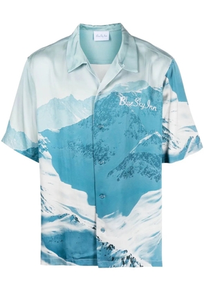 BLUE SKY INN abstract-print short-sleeve shirt