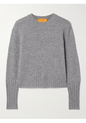 Guest In Residence - Shrunken Cashmere Sweater - Gray - x small,small,medium,large,x large