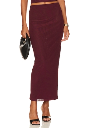 Camila Coelho Osiris Maxi Skirt in Purple. Size M. Also in S, XS, XXS.