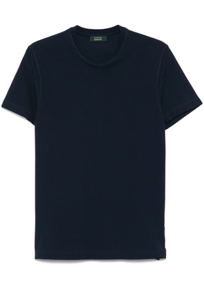 Zanone cotton T-shirt - Blue