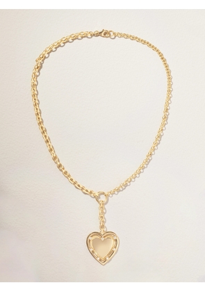 FoundRae - Heart Token Love 18-karat Gold Diamond Necklace - One size