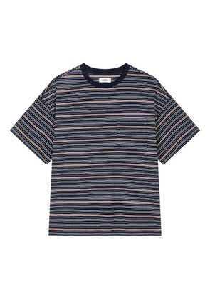 TOMBOY striped pocket T-shirt - Blue