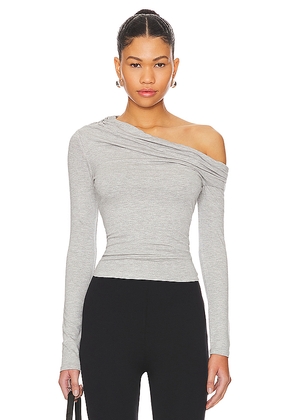 AFRM Bria Essential Top in Grey. Size 1X. Also in 2X, 3X, L, M, XL, XXS.
