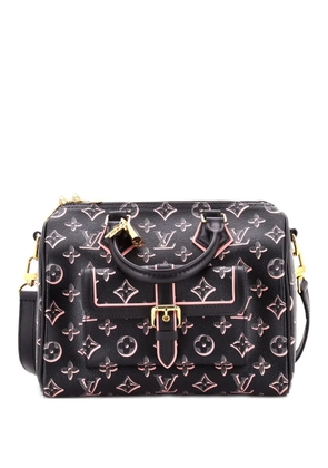 Louis Vuitton Pre-Owned Speedy Bandouliere Bag Fall for You Monogram Canvas 25 satchel - Black