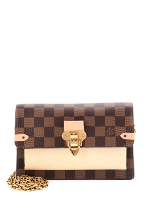 Louis Vuitton Pre-Owned Vavin Chain Wallet NM Damier with Leather crossbody bag - Brown
